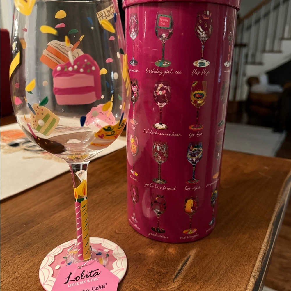 Lolita Pink and Yellow Drinkware Set